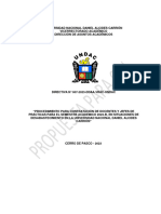 Directiva N°007 Procedimiento de Contratacion en Situacion de Desabastecimiento