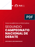 II Campeonato Nacional de Debate 2023