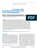 Exploring The Fusion Potentials of Data Visualization and Data Analytics in The Process of Mining Digitalization