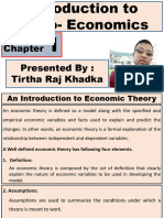 Introduction To Micro Economics