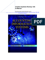 Accounting Information Systems Romney 13th Edition Solutions Manual