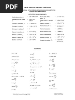 Formula PHY098 Sem 2