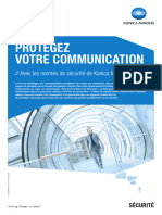 Bizhub 185 Brochure Securite FR