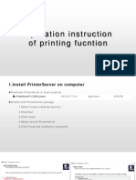 Operation Instruction of Printing Fucntion