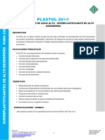 REDUCTOR DE AGUA HT-Plastol-20-V00-2020