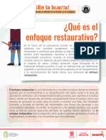 Qué Es El Enfoque Restaurativo