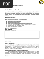 Understanding the Digital Self | PDF | Online And Offline | Human ...