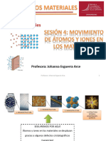 Sesión 5 - Movimientos de Átomos y Iones en Los Materiales - para PDF
