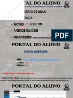 Portal Do Aluno-Instruções