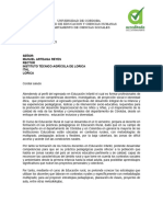 Carta A Rectores Educación Rural