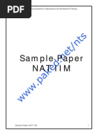 Sample Paper NAT IIM