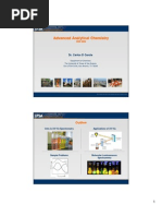 Advanced Analytical Chemistry Advanced Analytical Chemistry: Dr. Carlos D Garcia