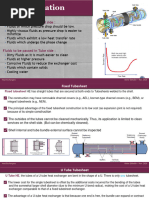 Fluid Allocation in Shell and Tube Heat Exchangers