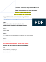 Goldman Sachs Summer Internship Registration Process - 1