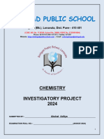 Chemistry Project Class 12