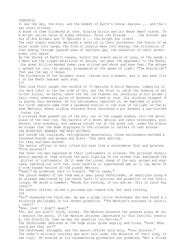 Star Child | PDF | Sun | Stars