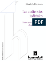 Las Audiencias Judiciales. 2009. Eduardo Diaz