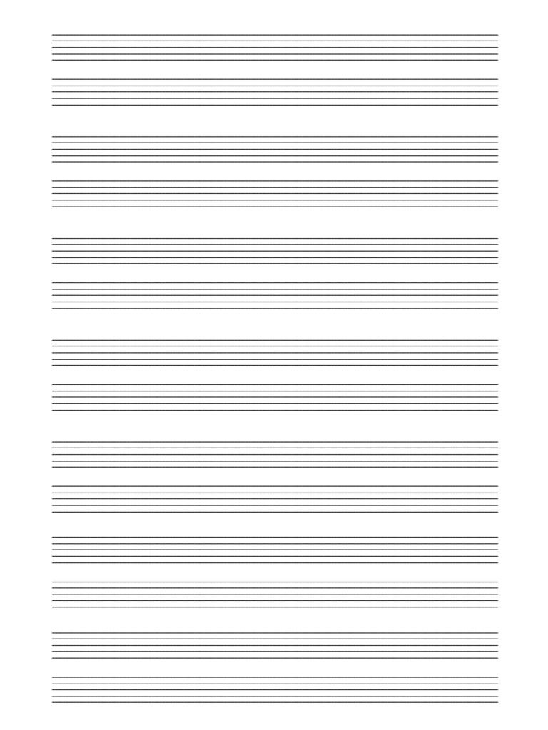 Staff Paper Template PDF