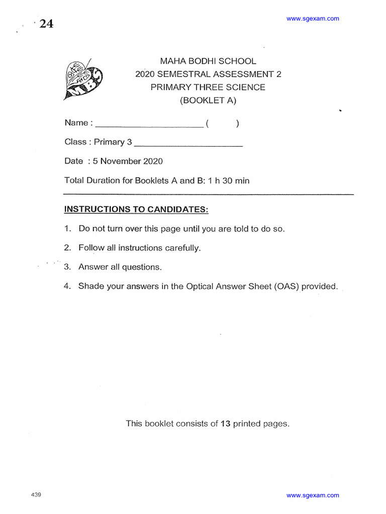 2020 p3 science sa2 maha bodhi pdf