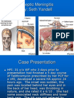 Aseptic Meningitis By: Seth Yandell