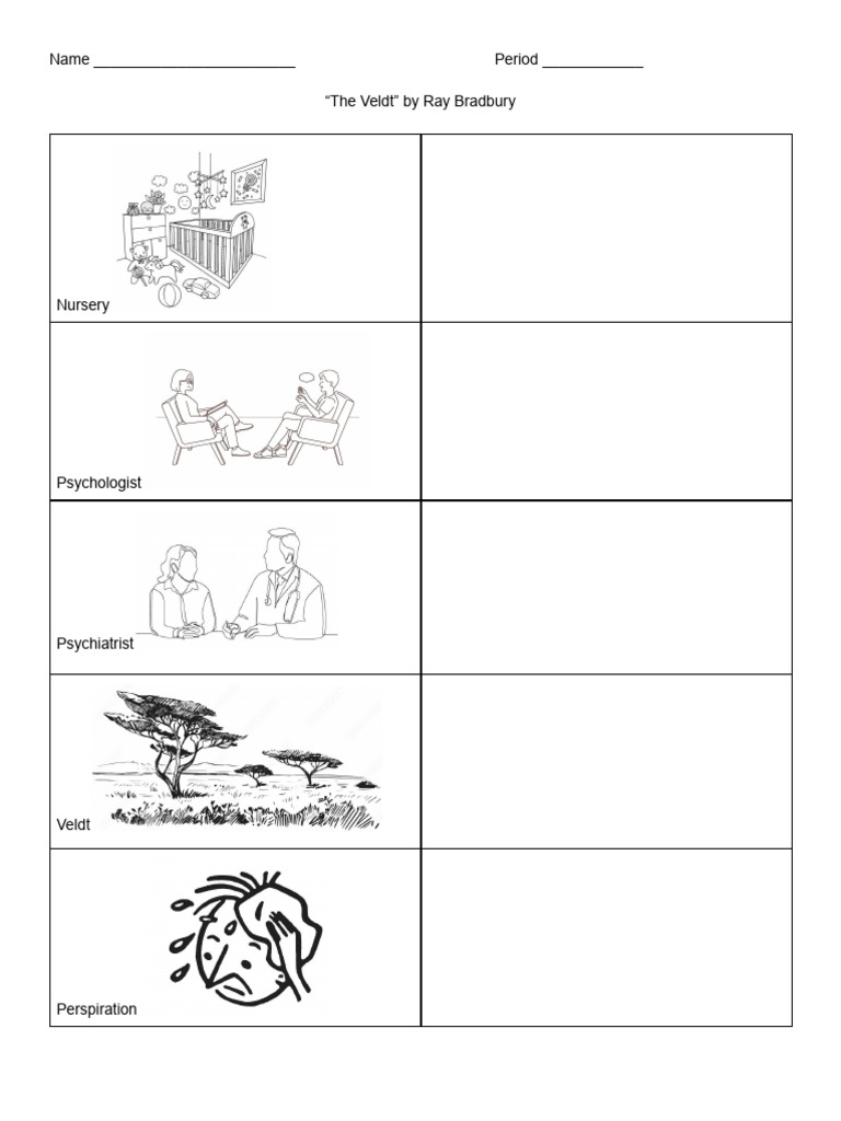 The Veldt Visual Vocabulary PDF