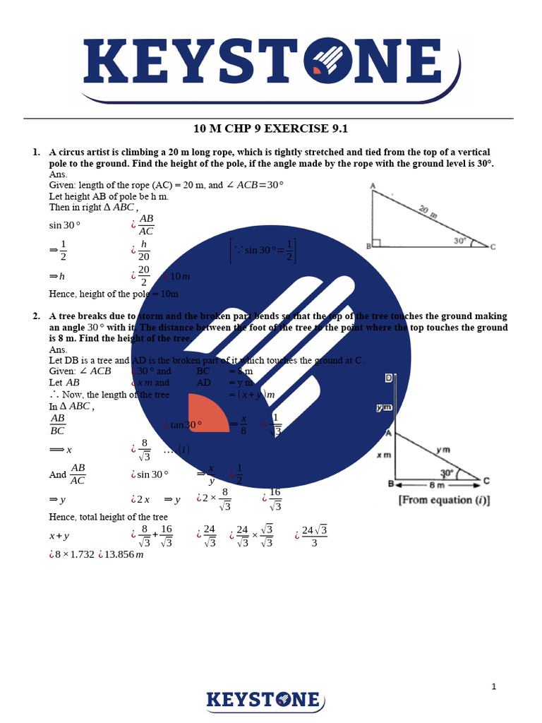 Exercise 9.1