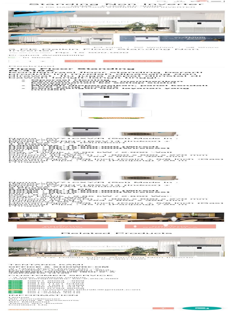 Ac Floor Standing Daikin 3 Pk Daikin Airconditioner Jakarta Timur Pdf