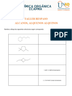 Taller de Repaso Alcanos-Alquenos-Alquinos