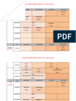 Calendario Definitivo Corsi Di Recupero Estate 2022 Ok