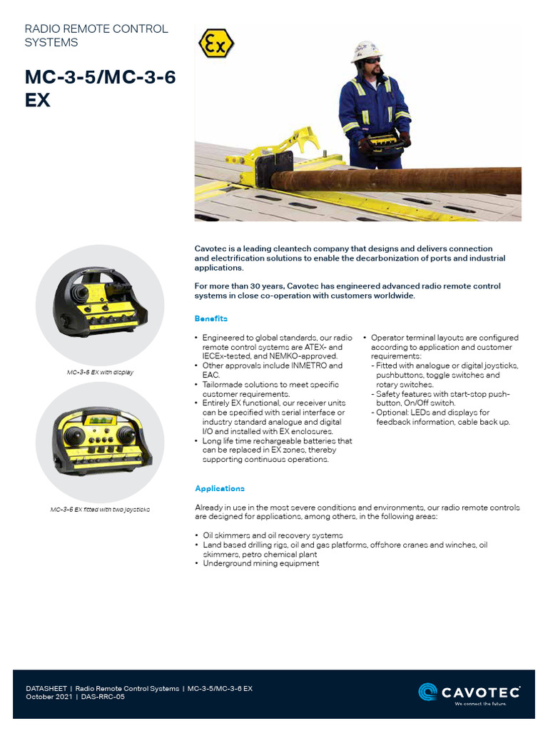 EX Radio Remote Control Systems | PDF | Electrical Engineering ...