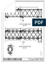 Top View of Lattice Framework Part 1 of 2 Tower - 1: Section M-M