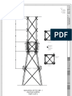 Elevation of Tower - 1 (Facing North) Part 2 of 3: Legends