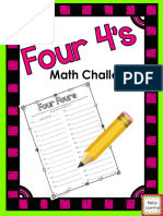 Four Fours Math Challenge