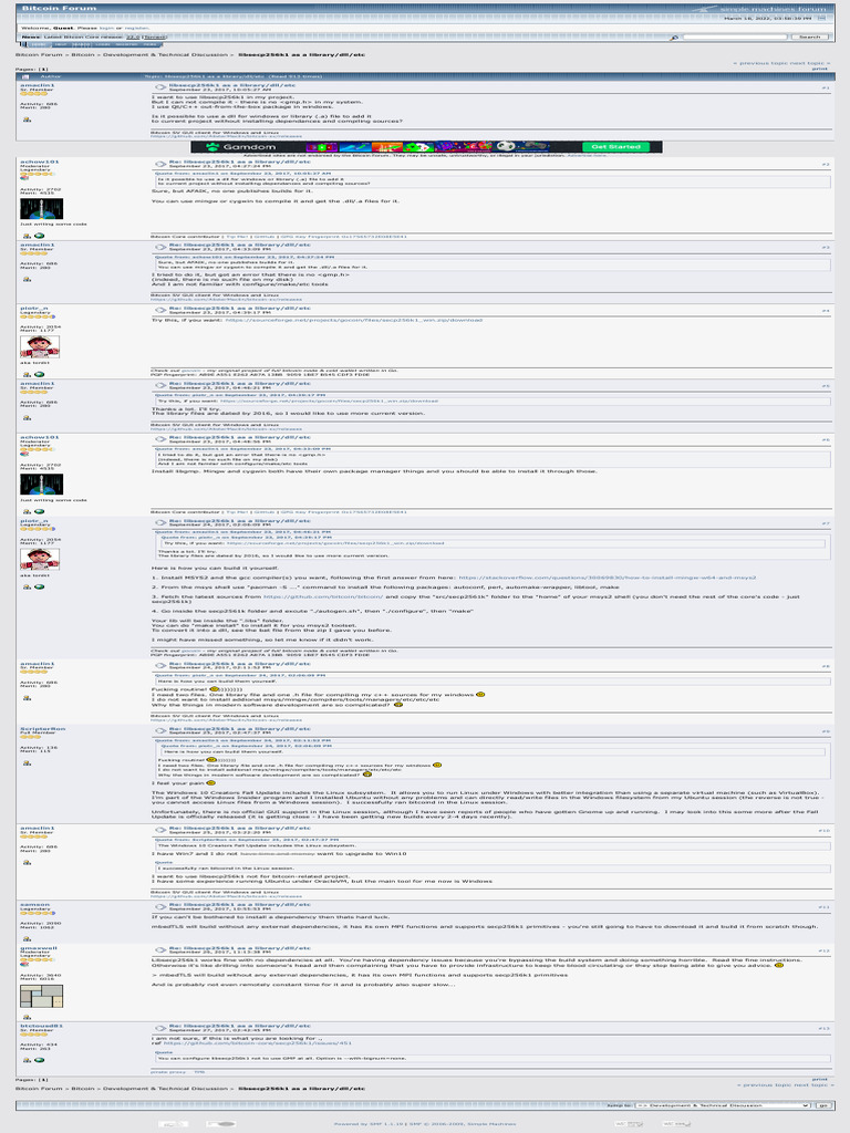 Bitcoin Devs: Using libsecp256k1 | PDF | System Software | Software  Engineering