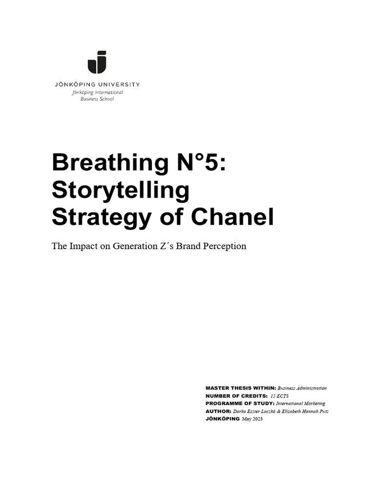 Chanel's Storytelling and Gen Z Perception | PDF | Brand | Customer ...