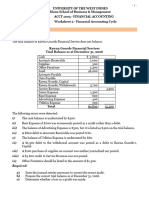 ACCT 1005 - Worksheet - 2