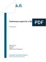 Preliminary Report For A PLM Project