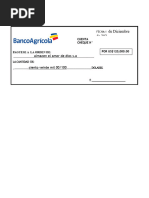 Ejemplo de cheque BAC Credomatic | PDF
