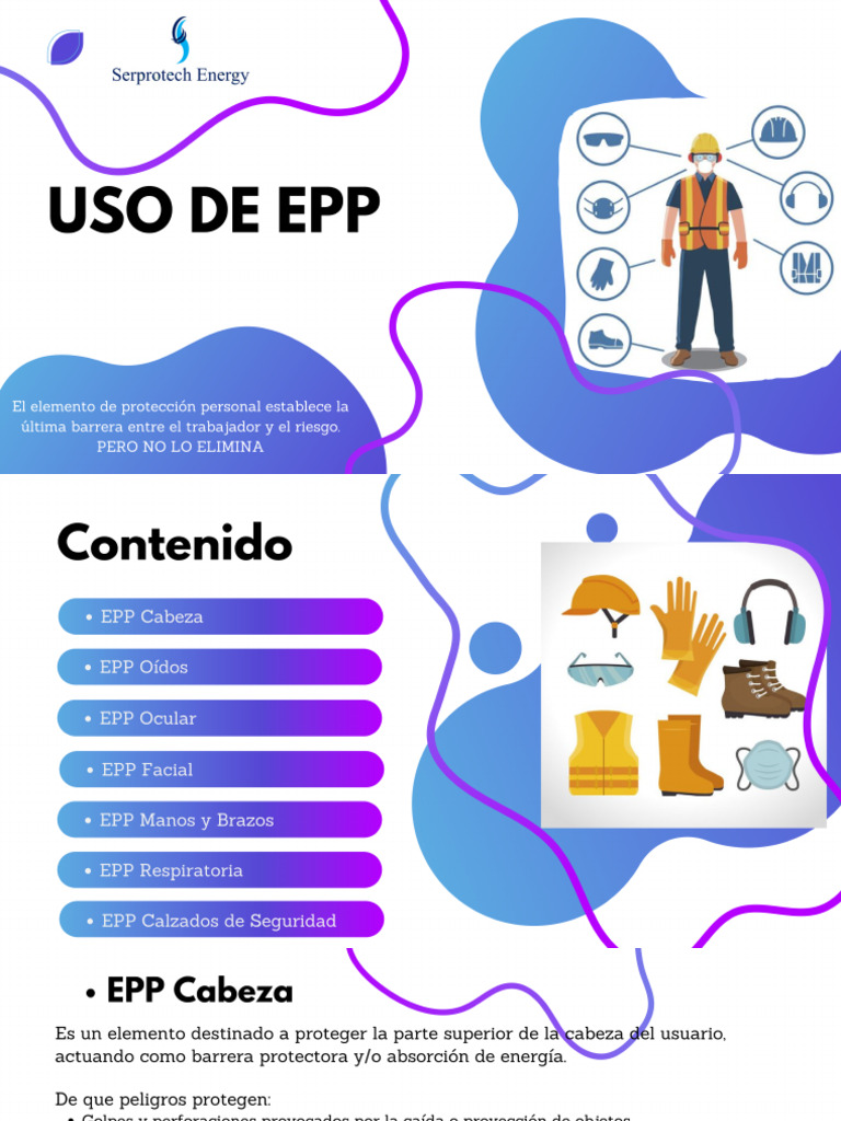 Capacitación Uso de Epp | PDF