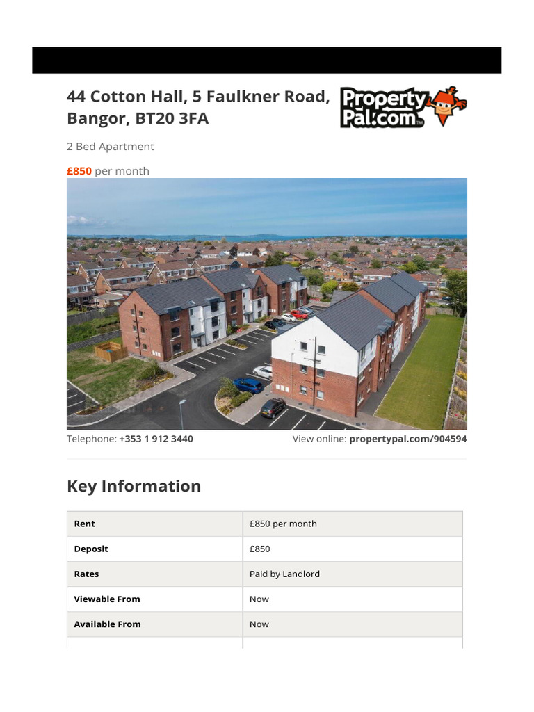 44 Cotton Hall, 5 Faulkner Road, Bangor PDF