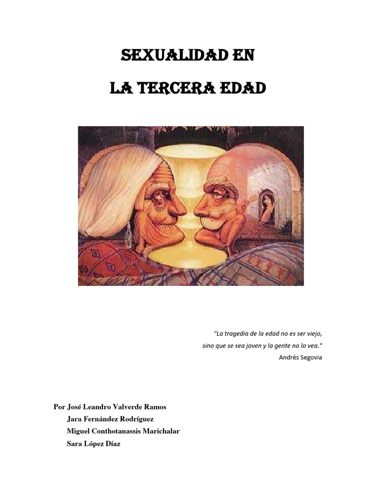 Sexualidad en la Tercera Edad | PDF | Vejez | Ovario