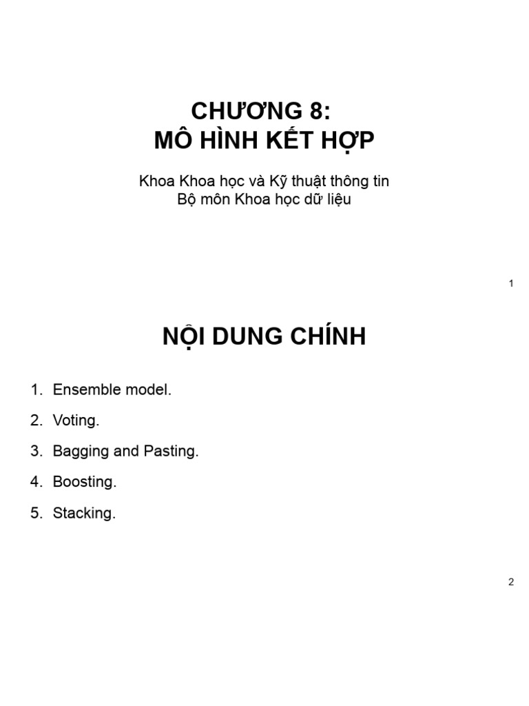 08 - Mo Hình Ket Hop | PDF