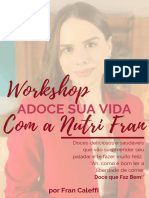 Aula 1 Workshop Adoce Sua Vida Com A Nutri Fran