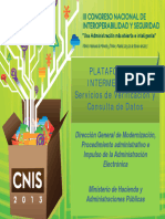 Plataforma Intermediacion SVD Presentacion CNIS 2013
