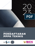 Buku Pendaftaran Seleksi PPPK Teknis 2023