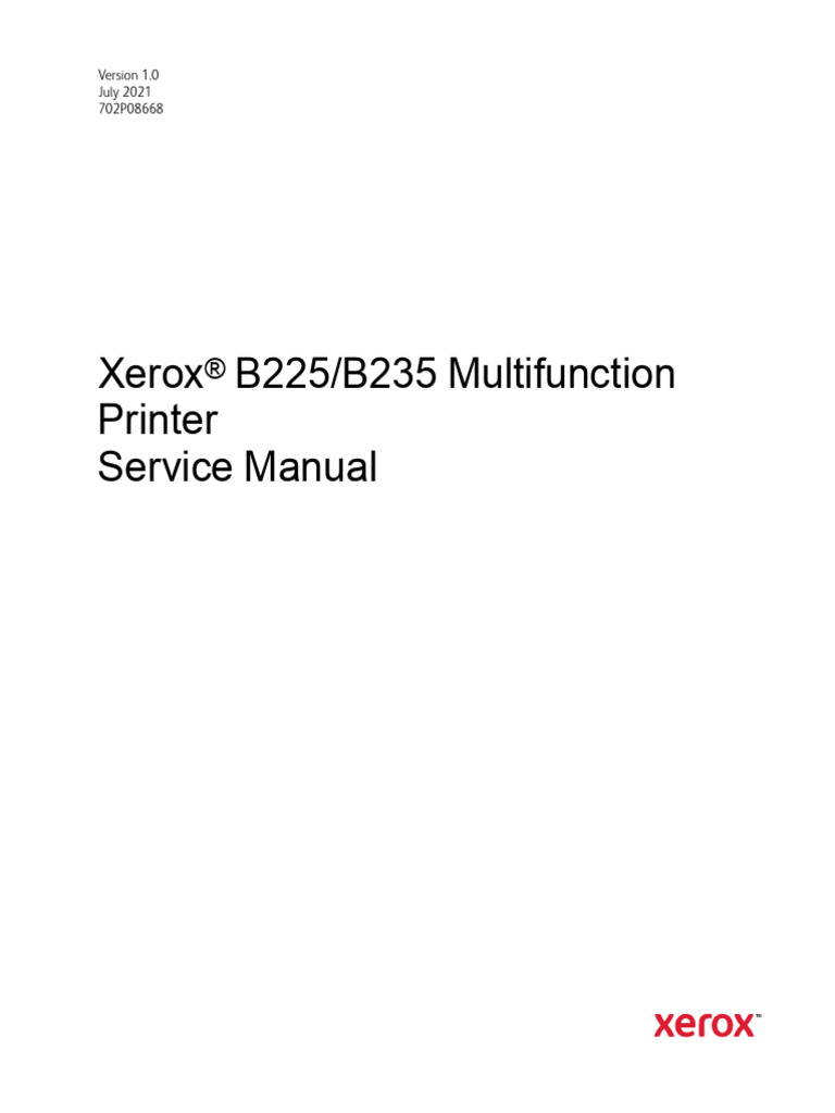 Common Xerox B235 troubleshooting problems and what they mean