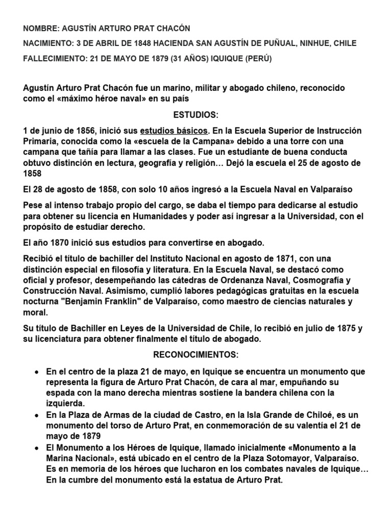 Arturo Prat PDF