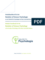 Modulhandbuch BSC Psychologie