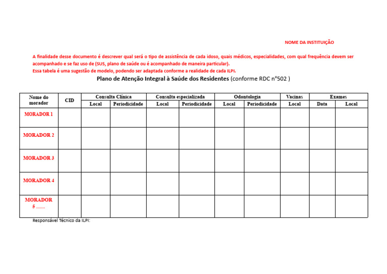 Plano De Atenção à Saúde Do Idoso Pdf