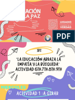 PRESENTACIÒN 1 La Educacion Abraza La Paz